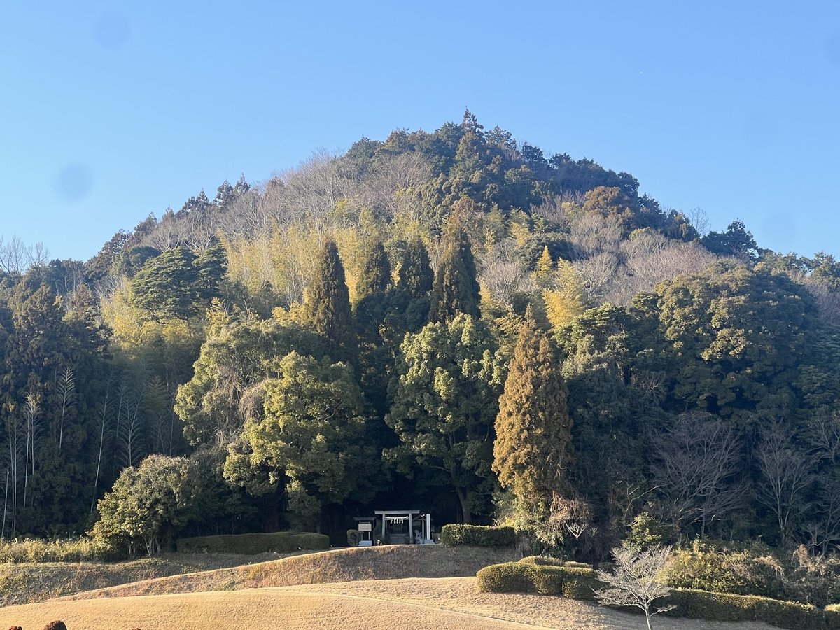津カントリー倶楽部 周辺の山並み